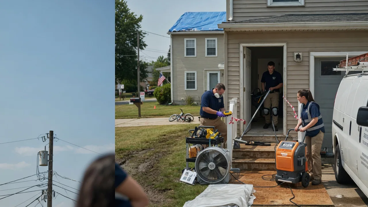 Water Damage Repair in Tennyson, IN near me